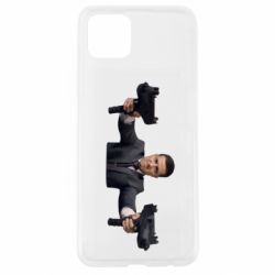 Чехол для Oppo A92s Зеленский с оружием - PrintSalon