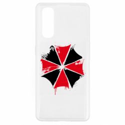 Чохол для Oppo Find X2Амбрела арт бризки - PrintSalon