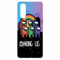 Чехол для Oppo Find X2 Among Us art paints - PrintSalon