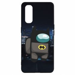 Чехол для Oppo Find X2 Among Us - Batman in the city - PrintSalon