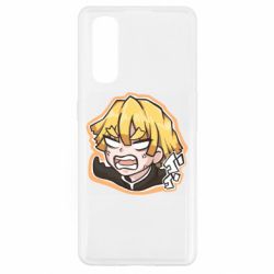 Чехол для Oppo Find X2 Angry Zenitsu Agatsuma - PrintSalon