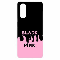 Чехол для Oppo Find X2 Blackpink pink fire - PrintSalon