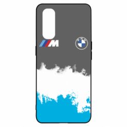 Чехол для Oppo Find X2 BMW logo and gray background - PrintSalon