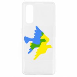 Чехол для Oppo Find X2 Dove flag of Ukraine - PrintSalon