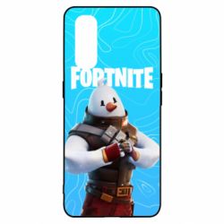 Чехол для Oppo Find X2 Fortnite Snowman - PrintSalon