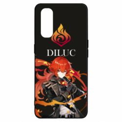 Чохол для Oppo Find X2Genshin Impact Diluc - PrintSalon