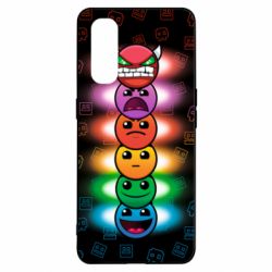 Чохол для Oppo Find X2Geometry Dash Levels - PrintSalon