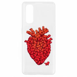 Чехол для Oppo Find X2 Heart of many cats - PrintSalon