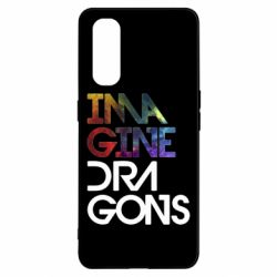 Чехол для Oppo Find X2 Imagine Dragons and space - PrintSalon