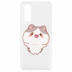 Чехол для Oppo Find X2 Котик обнимает тебя - PrintSalon