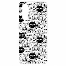 Чохол для Oppo Find X2Коти патерн - PrintSalon