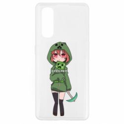Чехол для Oppo Find X2 Minecraft anime - PrintSalon