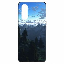 Чехол для Oppo Find X2 Minecraft nature - PrintSalon
