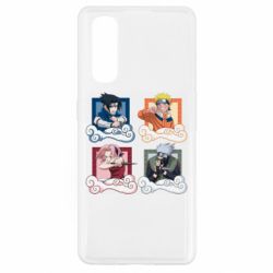 Чохол для Oppo Find X2Naruto team 7 in action-PrintSalon Чохол для Oppo Find X2Naruto team 7 in action