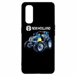 Чохол для Oppo Find X2New Holland tractor - PrintSalon