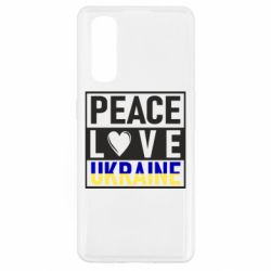 Чехол для Oppo Find X2 PEACE LOVE UKRAINE - PrintSalon