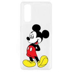 Чехол для Oppo Find X2 Smiling Mickey - PrintSalon