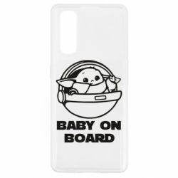 Чехол для Oppo Find X2 Вaby on board - PrintSalon