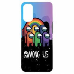 Чехол для Oppo Reno 4 Among Us art paints - PrintSalon