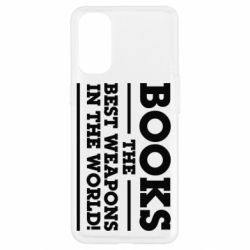 Чехол для Oppo Reno 4 Books the best weapons in the world - PrintSalon