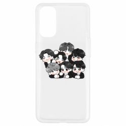Чохол для Oppo Reno 4BTS Cute Art - PrintSalon