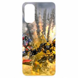 Чохол для Oppo Reno 4Bumblebee and Optimus Prime - PrintSalon