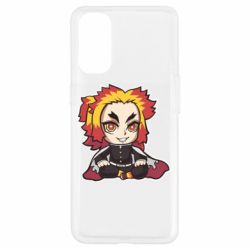 Чехол для Oppo Reno 4 Chibi Senjuro Rengoku - PrintSalon