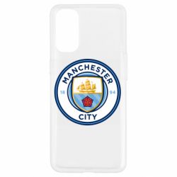 Чехол для Oppo Reno 4 FC Manchester City Logo - PrintSalon