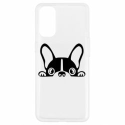 Чехол для Oppo Reno 4 French Bulldog Puppy - PrintSalon