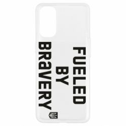 Чехол для Oppo Reno 4 Fueled by bravery - PrintSalon