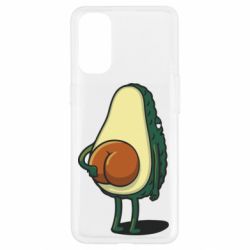Чехол для Oppo Reno 4 Funny avocado - PrintSalon