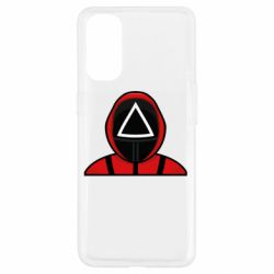 Чехол для Oppo Reno 4 Игра в кальмара Soldier - PrintSalon