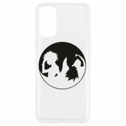 Чехол для Oppo Reno 4 Гун и Киллуа Инь Янь - PrintSalon