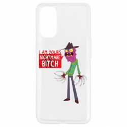 Чехол для Oppo Reno 4 I am yours nightmare BITCH - PrintSalon