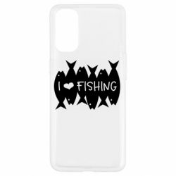 Чохол для Oppo Reno 4I Love Fishing - PrintSalon