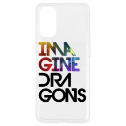 Чехол для Oppo Reno 4 Imagine Dragons and space - PrintSalon