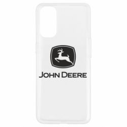 Чохол для Oppo Reno 4John Deere color logo - PrintSalon