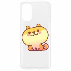 Чехол для Oppo Reno 4 Корги с улыбкой - PrintSalon