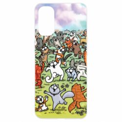 Чохол для Oppo Reno 4Коти танцюють - PrintSalon