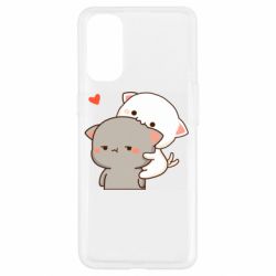 Чехол для Oppo Reno 4 Котики кохання - PrintSalon