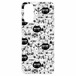 Чохол для Oppo Reno 4Коти патерн - PrintSalon