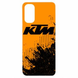 Чехол для Oppo Reno 4 KTM and grunge background - PrintSalon