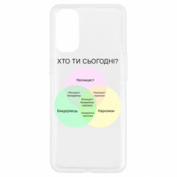 Чехол для Oppo Reno 4 Кто ты сегодня? - PrintSalon