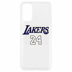 Чехол для Oppo Reno 4 Lakers 24 - PrintSalon