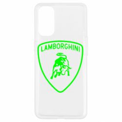 Чехол для Oppo Reno 4 Lamborghini Auto - PrintSalon