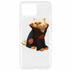 Чехол для Oppo Reno 4 Lite Akatsuki angry cat - PrintSalon
