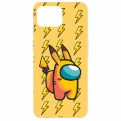 Чехол для Oppo Reno 4 Lite Among Us - Pikachu skin - PrintSalon