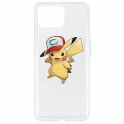 Чехол для Oppo Reno 4 Lite Ash's hat Pikachu - PrintSalon