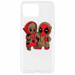 Чехол для Oppo Reno 4 Lite Baby Groot And Deadpool - PrintSalon