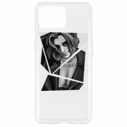 Чехол для Oppo Reno 4 Lite Black and white Damiano - PrintSalon